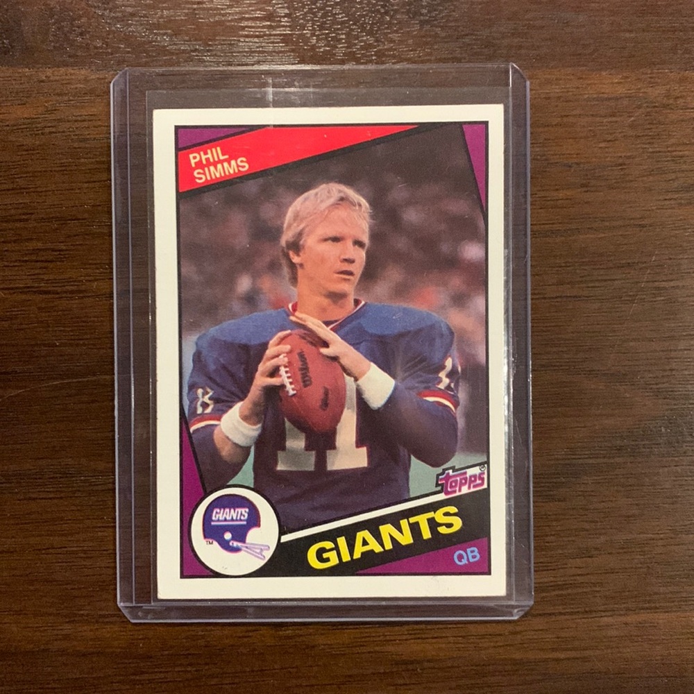 Phil Simms 1984 Topps Base Football Card #320
